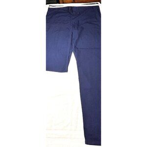 UA Scrubs Navy Blue Medical Pants Career Nurse Size M-T Drawstring Waist Cargo